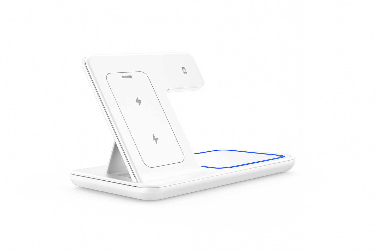 Carregador sem fio suporte dobrável estação de carregamento para Iphone & apple watch